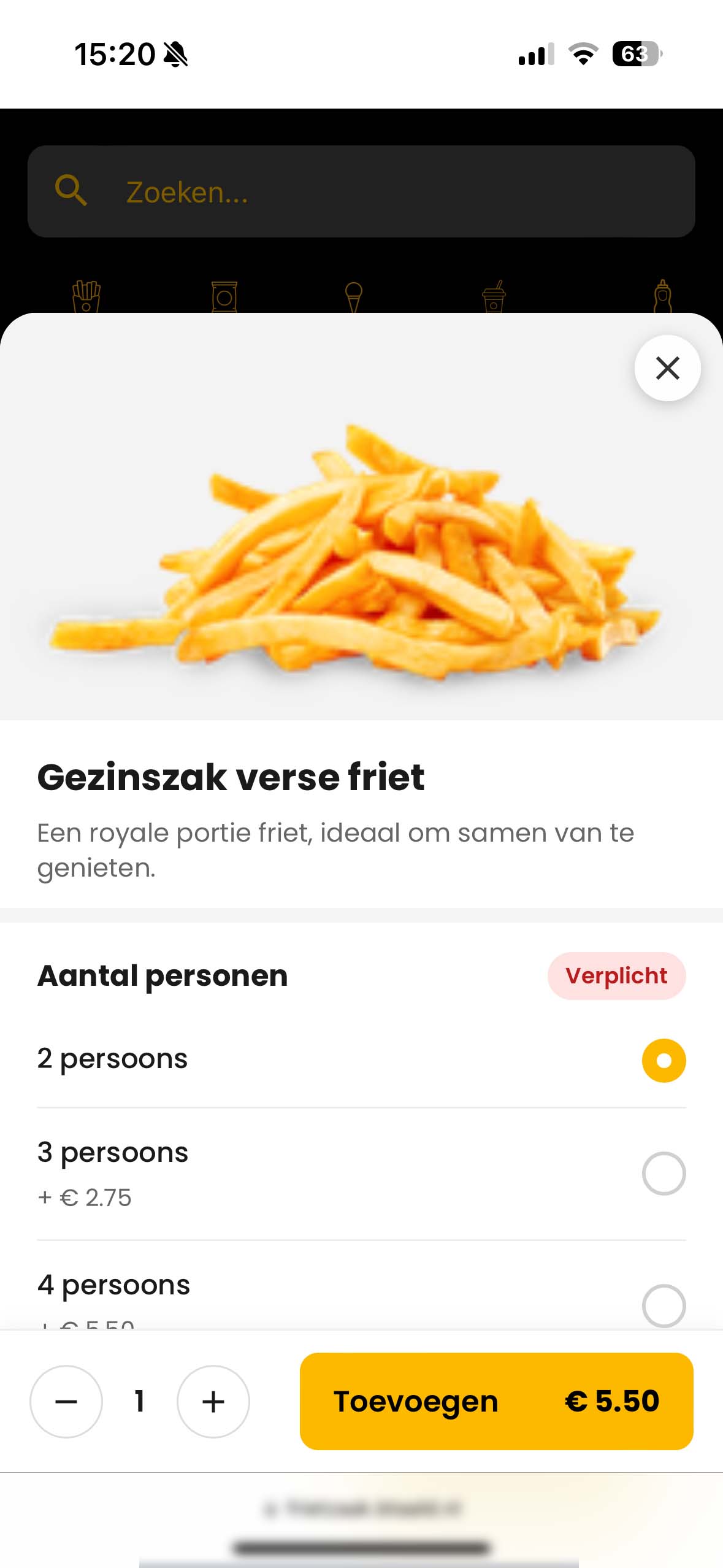 Bestelsite De Frietzaak Kampen